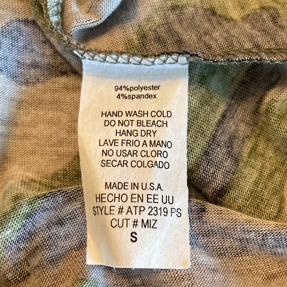 Azules, S, camo tunic - Picture 10 of 13